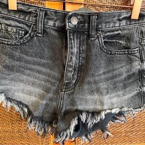 BDG High-Rise Cheeky Denim black Shorts Size 25
